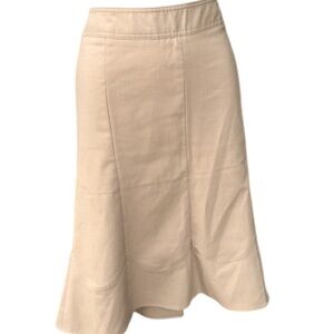 Nicole Miller tan skirt dessert bloom  16 women’s NWT